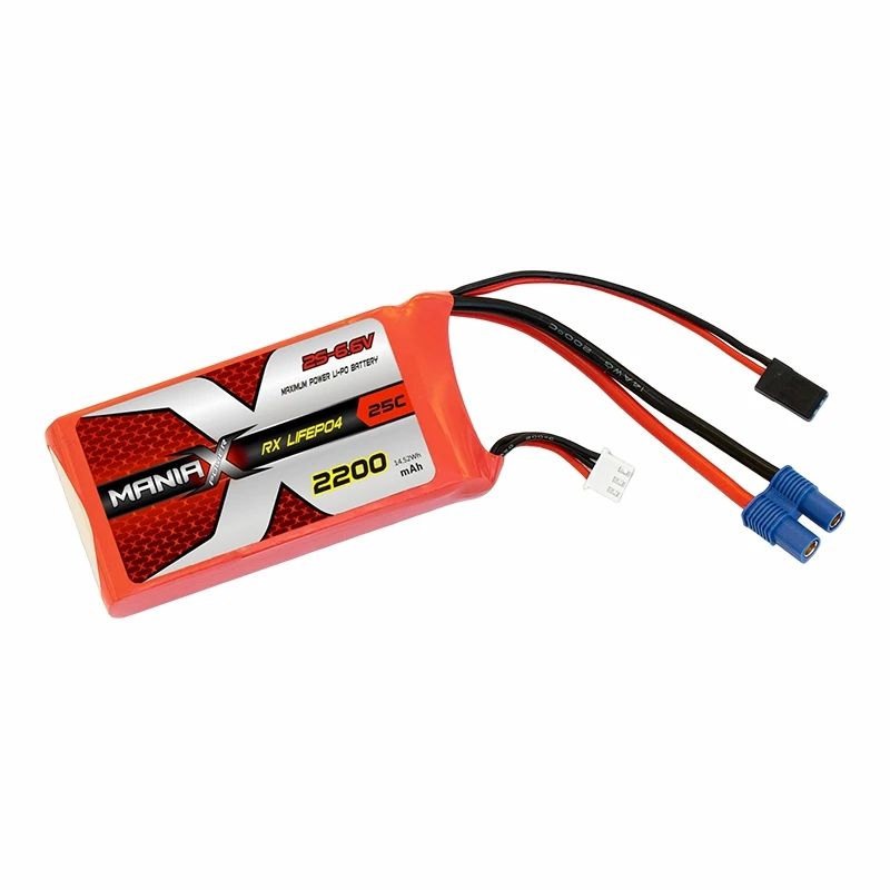 2S-6.6V 2200mAh 25C LiFePO4 סוללה
