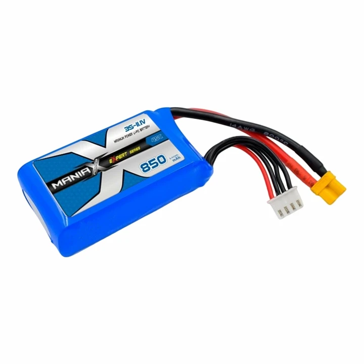 3S-11.1V 850mAh 45C Lipo סוללת