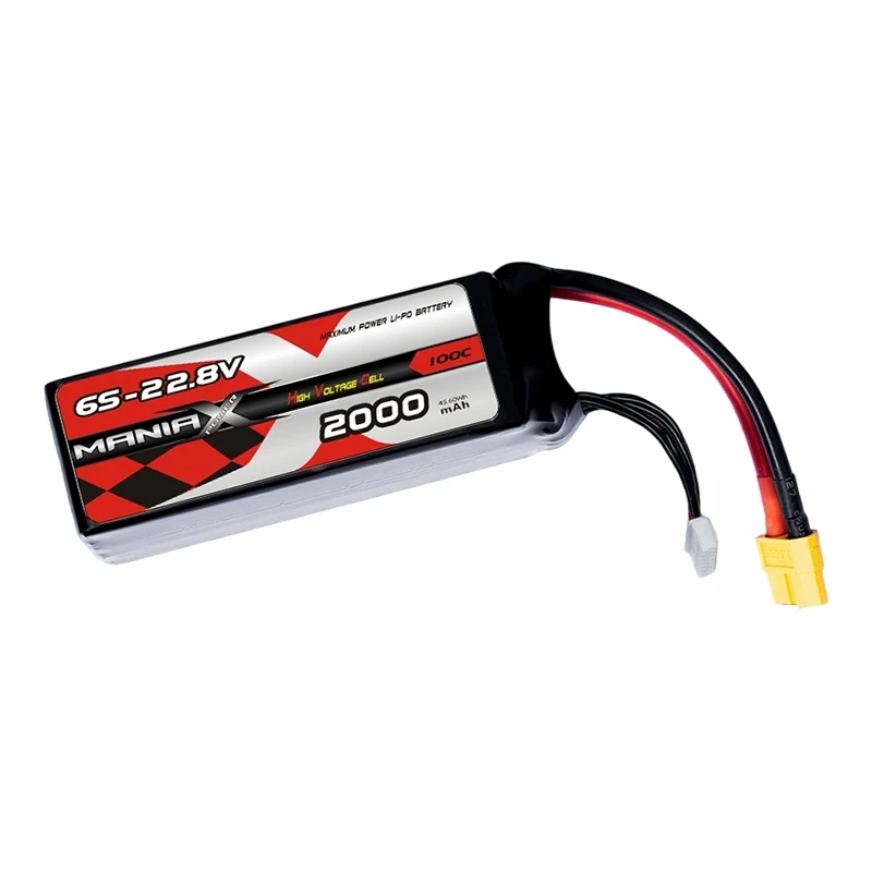 6S-22.8V 2000mAh 100C Lipo סוללת
